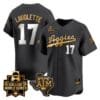 Jace Laviolette Jersey #17 Texas AM Aggies 2024 College World Series Vapor Premier Limited NCAA Baseball Stitched Black Gold