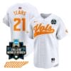 Kavares Tears Jersey #21 Tennessee Volunteers 2024 College World Series Vapor Premier Limited NCAA Baseball Stitched White