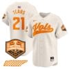 Kavares Tears Jersey #21 Tennessee Volunteers Baseball 2024 Champions Vapor Premier Limited Cream