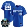 Robert Hogan Jersey #29 Kentucky Wildcats 2024 College World Series Vapor Premier Limited NCAA Baseball Stitched Blue