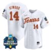 Reese Atwood Jersey #14 Texas AM Aggies 2024 College World Series Patch Vapor Premier Limited NCAA Baseball Stitched White