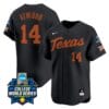 Reese Atwood Jersey #14 Texas AM Aggies 2024 College World Series Patch Vapor Premier Limited NCAA Baseball Stitched Black