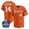 Reese Atwood Jersey #14 Texas AM Aggies 2024 College World Series Patch Vapor Premier Limited NCAA Baseball Stitched Orange