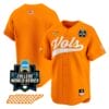 Tennessee Volunteers Team Jersey 2024 College World Series Vapor Premier Limited NCAA Baseball Stitched Orange