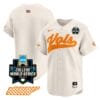 Tennessee Volunteers Team Jersey 2024 College World Series Vapor Premier Limited NCAA Baseball Stitched Cream