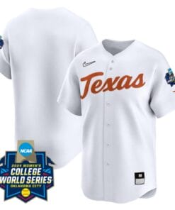 Texas AM Aggies Jersey 2024 College World Series Patch Vapor Premier Limited NCAA Baseball Stitched White