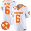 Aaron Beasley Jersey #6 Tennessee Volunteers Vapor Limited College Football White