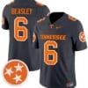 Aaron Beasley Jersey #6 Tennessee Volunteers Vapor Limited College Football Smoke Grey 5 Aaron Beasley Jersey #6 Tennessee Volunteers Vapor Limited College Football Smoke Grey