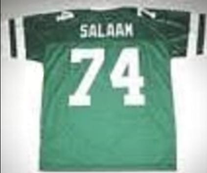 Abdul Salaam Jersey New York Jets Custom Throwback Football Green 8 Abdul Salaam Jersey New York Jets Custom Throwback Football Green