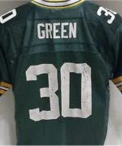 Ahman Green Jersey Green Bay Packers Custom Throwback Football Green