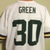 Ahman Green Jersey Green Bay Packers Custom Throwback Football White