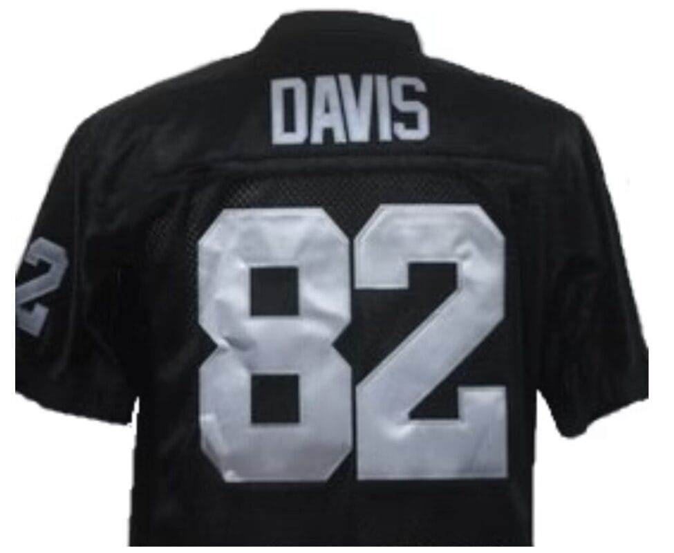 Al Davis Jersey Oakland Raiders Custom Throwback Football Black
