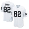 Al Davis Jersey Oakland Raiders Custom Throwback Football White 4 Al Davis Jersey Oakland Raiders Custom Throwback Football White
