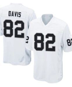 Al Davis Jersey Oakland Raiders Custom Throwback Football White