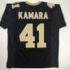 Alvin Kamara Jersey New Orleans Saints Custom Throwback Football Black