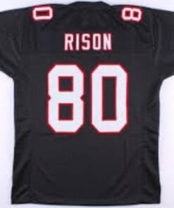 Andre Rison Jersey Atlanta Falcons Custom Throwback Football Black