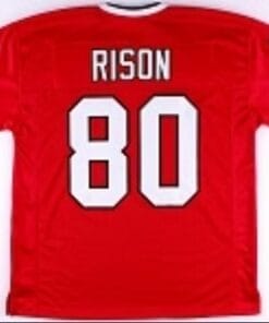 Andre Rison Jersey Atlanta Falcons Custom Throwback Football Red