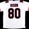 Andre Rison Jersey Atlanta Falcons Custom Throwback Football White 4 Andre Rison Jersey Atlanta Falcons Custom Throwback Football White
