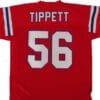 Andre Tippett Jersey New England Patriots Custom Throwback Football Red 5 Andre Tippett Jersey New England Patriots Custom Throwback Football Red