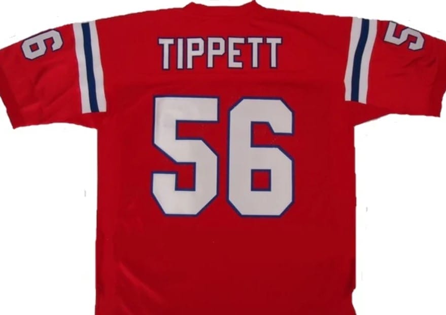 Andre Tippett Jersey New England Patriots Custom Throwback Football Red 8 Andre Tippett Jersey New England Patriots Custom Throwback Football Red