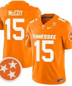Bru McCoy Jersey #15 Tennessee Volunteers Vapor Limited College Football Orange