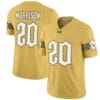 Benjamin Morrison Jersey #20 Notre Dame Fighting Irish 2024 Vapor Limited College Football Gold
