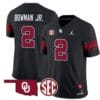 Billy Bowman Jr Jersey #2 Oklahoma Sooners Football Throwback Vapor Limited Stitched Black