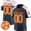 Custom Tennessee Volunteers Jersey Name and Number Vapor Limited College Football Grey Alternate