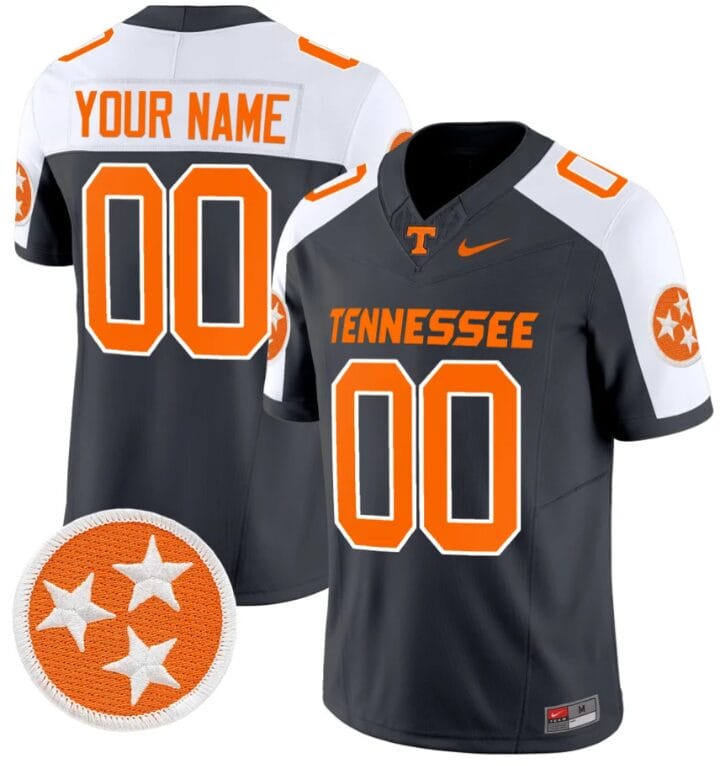 Custom Tennessee Volunteers Jersey Name and Number Vapor Limited College Football Grey Alternate 8 Custom Tennessee Volunteers Jersey Name and Number Vapor Limited College Football Grey Alternate