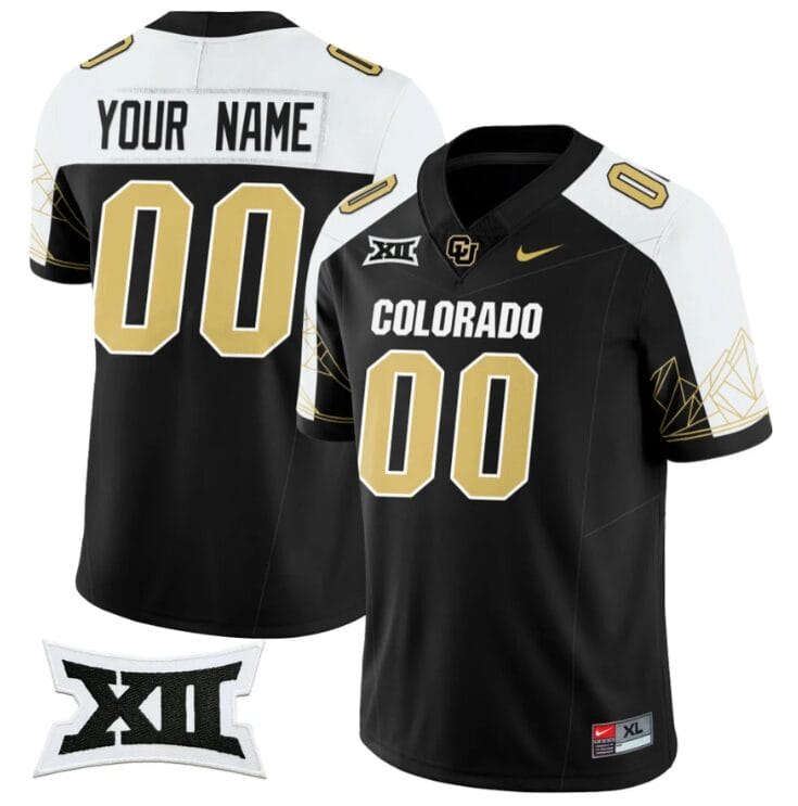 Custom Colorado Buffaloes Jersey Name and Number 2024 Vapor Limited NCAA Football Black Alternate 8 Custom Colorado Buffaloes Jersey Name and Number 2024 Vapor Limited NCAA Football Black Alternate
