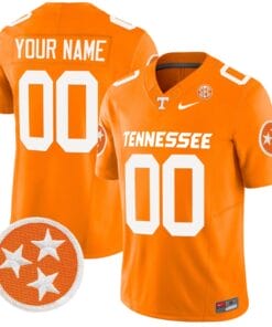Custom Tennessee Volunteers Jersey Name and Number Vapor Limited College Football Orange