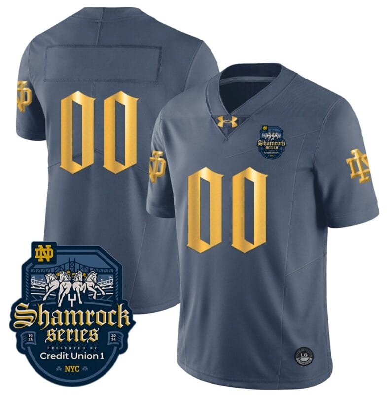 Custom Notre Dame Jersey Name and Number Shamrock Series 2024 College Football Stitched 8 Custom Notre Dame Jersey Name and Number Shamrock Series 2024 College Football Stitched