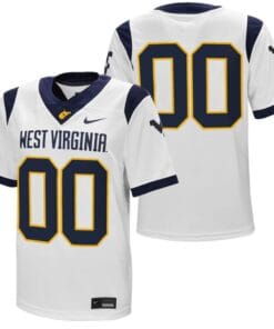 Custom West Virginia Mountaineers Jersey Name and Number College Football Stitched White