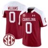 Debo Williams Jersey #0 South Carolina Gamecocks Football 1980 Throwback Vapor Limited SEC Patch Garnet Alternate 