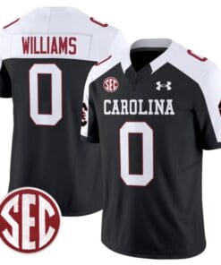 Debo Williams Jersey #0 South Carolina Gamecocks Football 1980 Throwback Vapor Limited Black Alternate