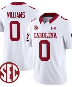 Debo Williams Jersey #0 South Carolina Gamecocks Football 1980 Throwback Vapor Limited White