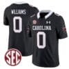 Debo Williams Jersey #0 South Carolina Gamecocks Football 1980 Throwback Vapor Limited Black