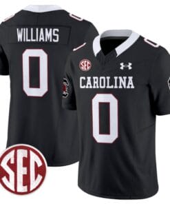 Debo Williams Jersey #0 South Carolina Gamecocks Football 1980 Throwback Vapor Limited Black
