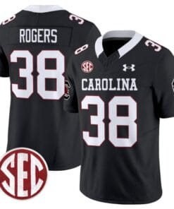 George Rogers Jersey #38 South Carolina Gamecocks Football 1980 Throwback Vapor Limited Black