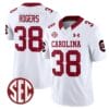 George Rogers Jersey #38 South Carolina Gamecocks Football 1980 Throwback Vapor Limited White