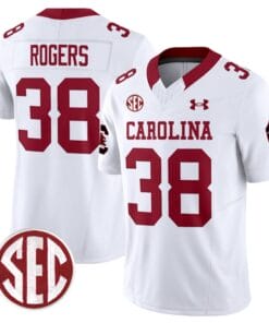 George Rogers Jersey #38 South Carolina Gamecocks Football 1980 Throwback Vapor Limited White