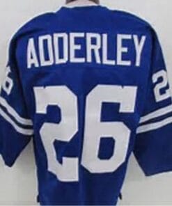 Herb Adderley Jersey Dallas Cowboys Custom Throwback Football Blue