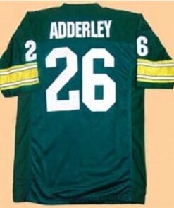Herb Adderley Jersey Green Bay Packers Custom Throwback Football