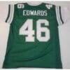 Herm Edwards Jersey Philadelphia Eagles Custom Throwback Football Green