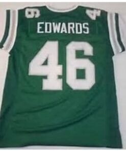Herm Edwards Jersey Philadelphia Eagles Custom Throwback Football Green