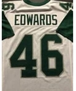 Herm Edwards Jersey Philadelphia Eagles Custom Throwback Football White