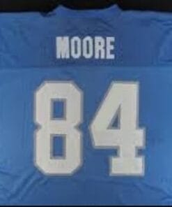 Herman Moore Jersey Detroit Lions Custom Throwback Football Blue