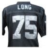 Howie Long Jersey Oakland Raiders Custom Throwback Football Black