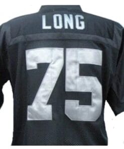 Howie Long Jersey Oakland Raiders Custom Throwback Football Black
