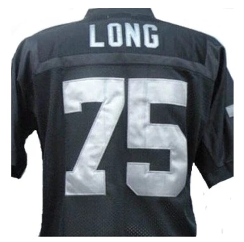 Howie Long Jersey Oakland Raiders Custom Throwback Football Black